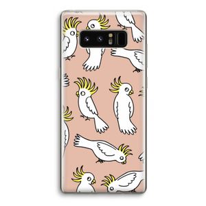 Papegaai: Samsung Galaxy Note 8 Transparant Hoesje