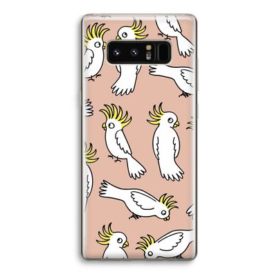 Papegaai: Samsung Galaxy Note 8 Transparant Hoesje