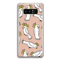 Papegaai: Samsung Galaxy Note 8 Transparant Hoesje