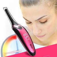 Duosi DY-102 draagbare pen stijl verwarmde lang blijvende elektrische strijken wimper krultang USB oplaadbare elektrische verwarmde make-up curling cl