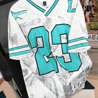 Bon&Bon Sporsity Heren Voetbal T-shirt - Oversized V-hals Mesh Top Veel kleurig-3 / XL