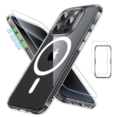 iPhone 15 Pro Classic Pro Case (HaloLock) Set - Clear