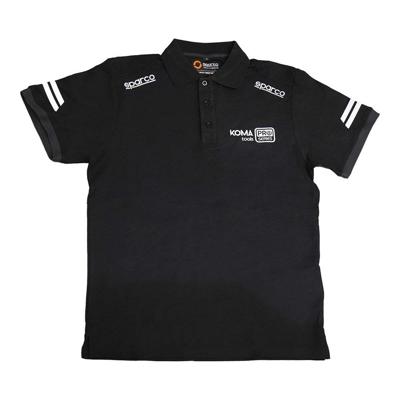 Polo met Korte Mouwen Sparco Koma Tools 02415nrgs Maat XL