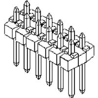 Molex Male header (standaard) Aantal rijen: 2 901310762 1 stuk(s) Tray