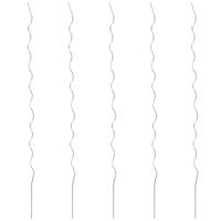 VidaXL Plantenstok spiraal 110 cm gegalvaniseerd staal 5 st