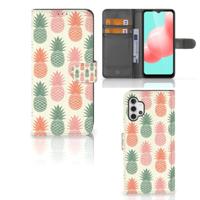 Samsung Galaxy A32 5G | Book Cover | Ananas | Portemonnee hoesje