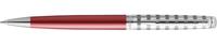 Waterman balpen Hémisphère Deluxe Red met palladium detail