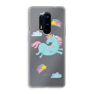 Vliegende eenhoorn: OnePlus 8 Pro Transparant Hoesje