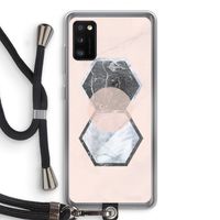 Creatieve toets: Samsung Galaxy A41 Transparant Hoesje met koord