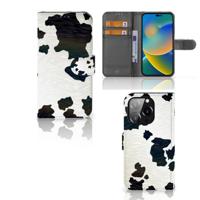 iPhone 14 Pro | Telefoonhoesje | Met pasjeshouder | Koeienvlekken