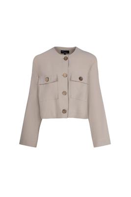 Elvira Casuals Jacket Alexie E1 25-067 Jackets 44 Sand