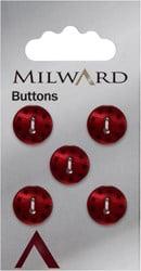 Milward Knoop met Sterretjes Rood 12mm (5 stuks)