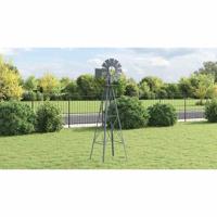 VidaXL Windmolen grijs 84 x 68 x 245 cm ijzer