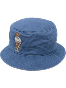 Polo Ralph Lauren bob en coton à logo - Bleu