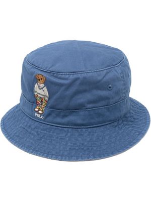 Polo Ralph Lauren bob en coton à logo - Bleu