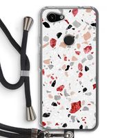 Terrazzo N°12: Pixel 3a Transparant Hoesje met koord