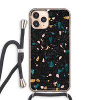 Terrazzo N°10: iPhone 11 Pro Max Transparant Hoesje met koord