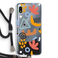 Abstract: Samsung Galaxy A10 Transparant Hoesje met koord