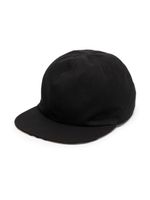 Burberry Kids casquette en coton à carreaux - Noir