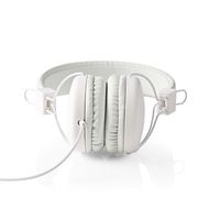 Nedis HPWD1100WT hoofdtelefoon/headset Hoofdtelefoons Bedraad Hoofdband Muziek/Voor elke dag Wit - thumbnail