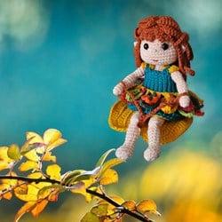 Amigurumi Herfstfestival - Herfst Elfje Ginger - Creïmtions Garenpakket - exclusief patroon