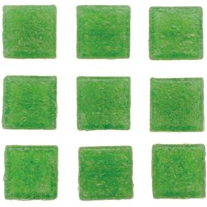 Glorex mozaiek steentjes/tegeltjes - vierkant - 140x stuks - groen - 1 x 1 cm