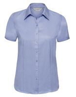 Russell Z963F Ladies` Short Sleeve Tailored Herringbone Shirt