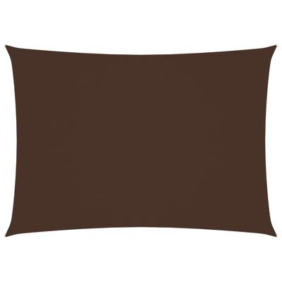 Zonnescherm rechthoekig 2x4 m oxford stof bruin