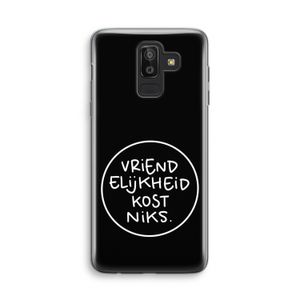 Vriendelijkheid: Samsung Galaxy J8 (2018) Transparant Hoesje