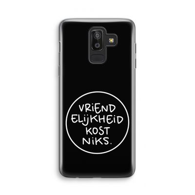 Vriendelijkheid: Samsung Galaxy J8 (2018) Transparant Hoesje