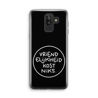 Vriendelijkheid: Samsung Galaxy J8 (2018) Transparant Hoesje