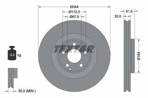 Remschijf 92289905
