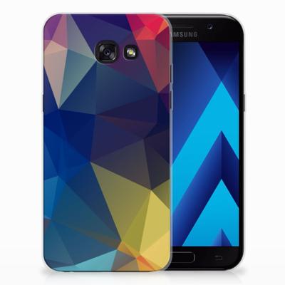 Samsung Galaxy A5 2017 | TPU Hoesje | Polygon Dark