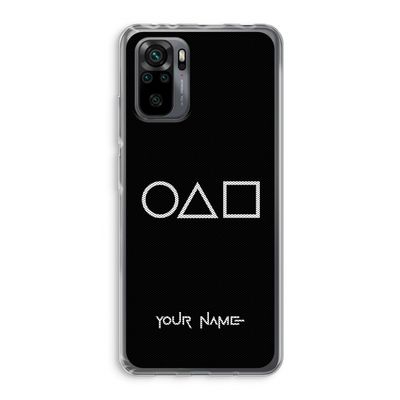 Squid Game: Xiaomi Redmi Note 10 Pro Transparant Hoesje