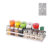 304 RVS wandmontage keuken rek opknoping kruiderij houder