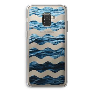 Oceaan: Samsung Galaxy A8 (2018) Transparant Hoesje