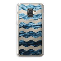 Oceaan: Samsung Galaxy A8 (2018) Transparant Hoesje