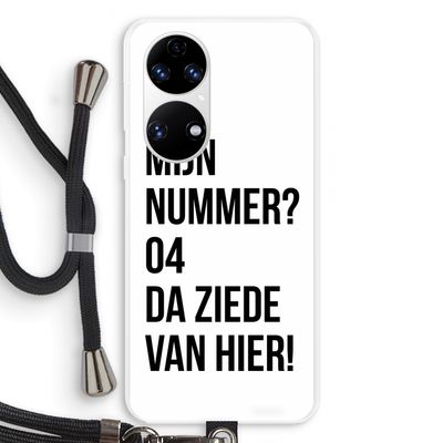 Da ziede van hier: Huawei P50 Transparant Hoesje met koord