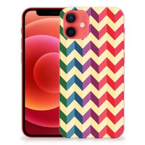 iPhone 12 Mini TPU bumper Zigzag Multi Color