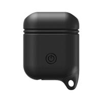 Xccess Shockproof Silicone Case with Hook for Apple Airpods Black