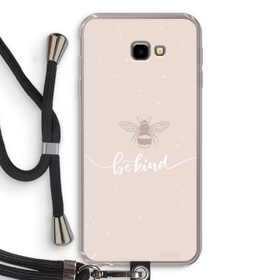 Be(e) kind: Samsung Galaxy J4 Plus Transparant Hoesje met koord