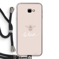 Be(e) kind: Samsung Galaxy J4 Plus Transparant Hoesje met koord