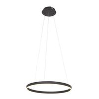 Steinhauer Hanglamp Ringlux  Ø 60 cm zwart