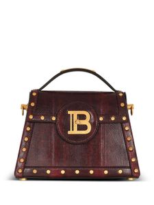 Balmain sac porté épaule B-Buzz Dynastie en cuir - Marron