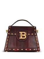 Balmain sac porté épaule B-Buzz Dynastie en cuir - Marron