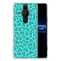Sony Xperia Pro-I | Hoesje maken | Cracks Blue