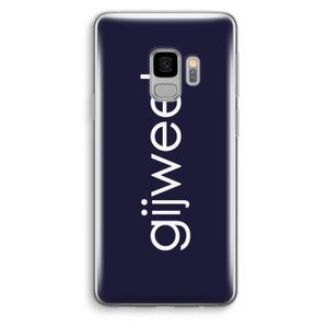 Gijweet: Samsung Galaxy S9 Transparant Hoesje
