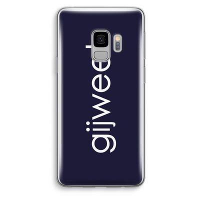 Gijweet: Samsung Galaxy S9 Transparant Hoesje