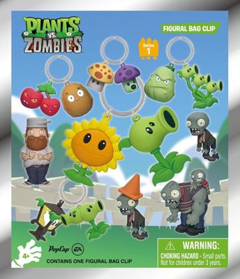 Plants vs. Zombies 3D Bag Clip Blind Bag - Series 1 Plants vs. Zombies 3D Bag Clip Blind Bag - Series 1