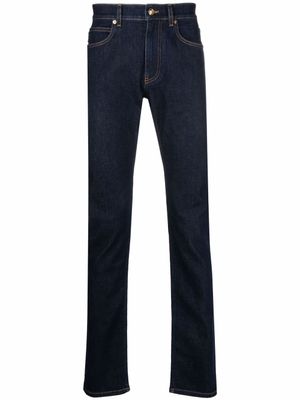 Versace jean slim à taille mi-haute - Bleu